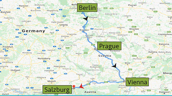 Berlin and Prague by Rail