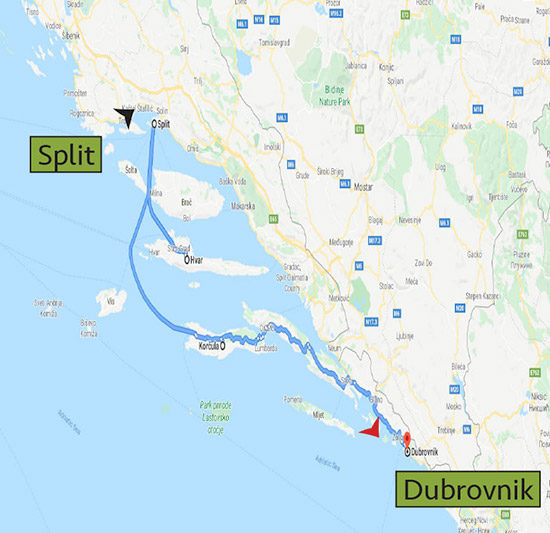 Split Dubrovnik Catamaran
